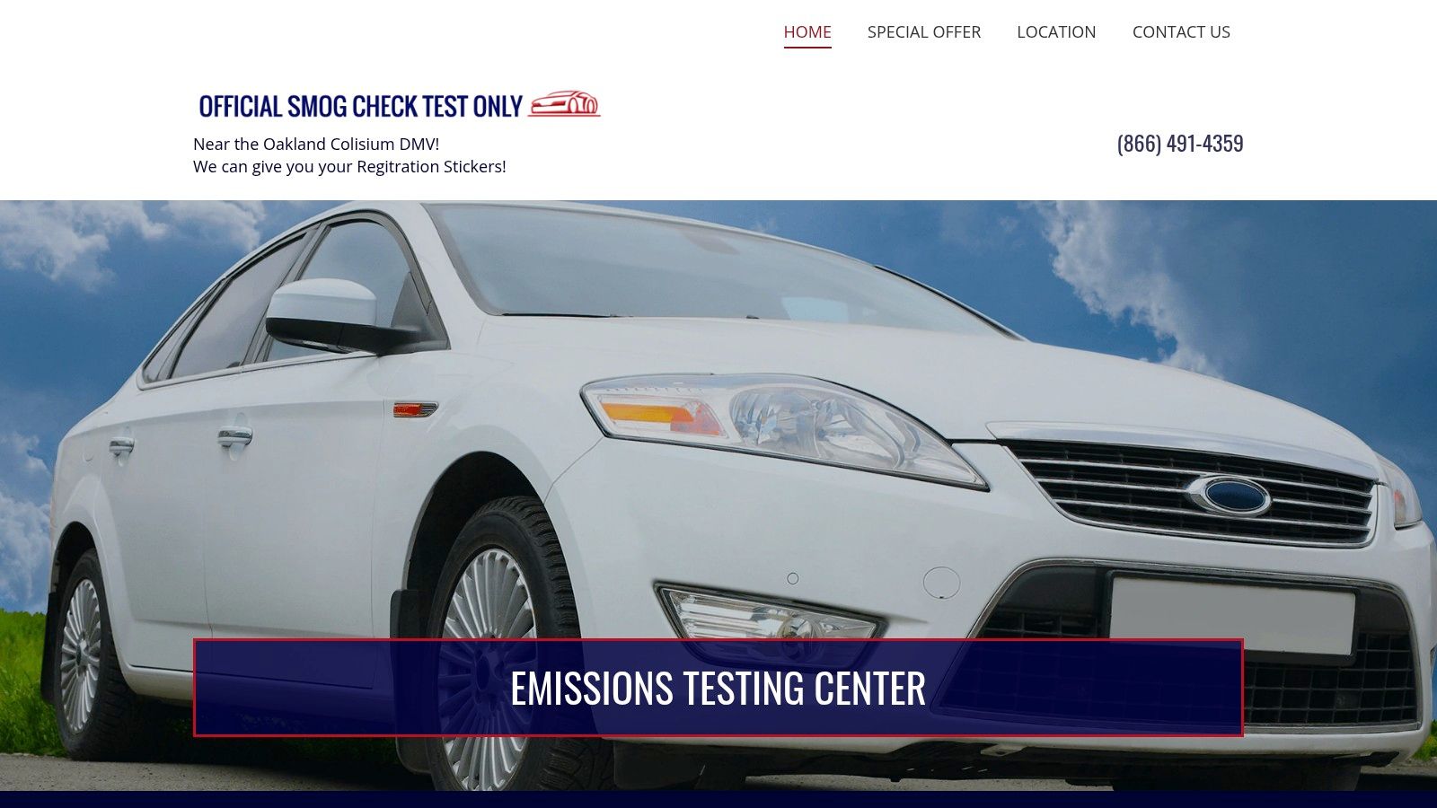 Official Smog Check Test Only